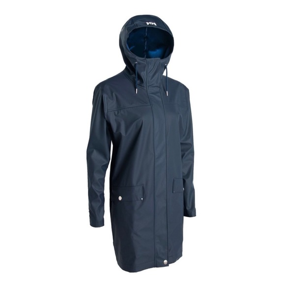 NWT Helly Hansen HH Women’s Waterproof Rain Jacket In Navy - Picture 5 of 10